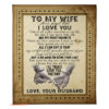 blanket for wife valentines day i may not be your fisrt love - Super King - Ettee
