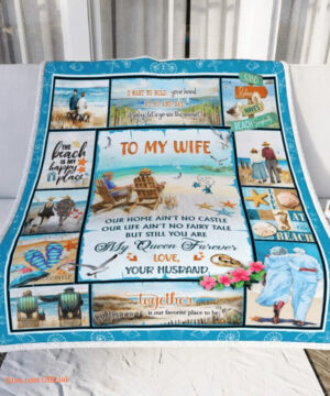 blanket for wife on valentines day you are my queen forever wife from husband - Super King - Ettee