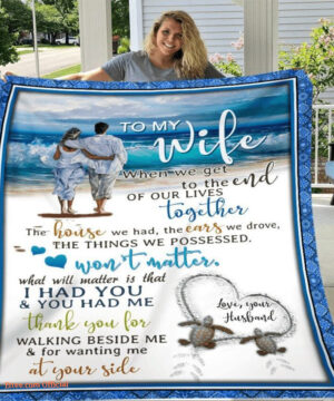 blanket for wife i had you you had me - Super King - Ettee