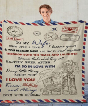 blanket for wife once upon a time letter - Super King - Ettee