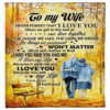 blanket for my wife valentine day never forget that i love you - Super King - Ettee