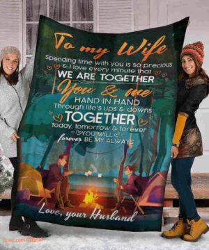 blanket for wife we are together you me - Super King - Ettee