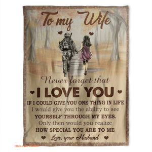 blanket for wife yourself through my eyes - Super King - Ettee