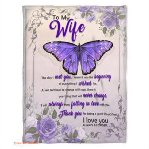 blanket for wife ill always keep falling in love with you - Super King - Ettee