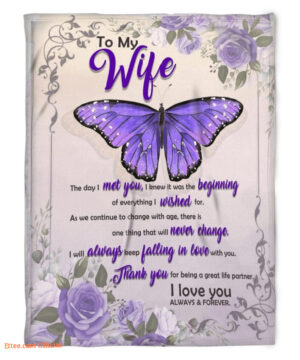 blanket for wife ill always keep falling in love with you - Super King - Ettee