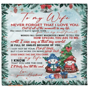 blanket for wife ill truly love till the end - Super King - Ettee
