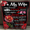 blanket for wifes valentine i want you today tomorrow next weekfor the rest of my life - Super King - Ettee