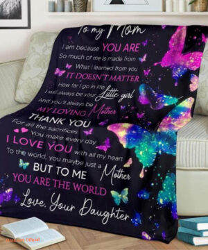 To My Mom Thank You For All Sacrifices Quilt Blanket Animal Gift - Super King - Ettee