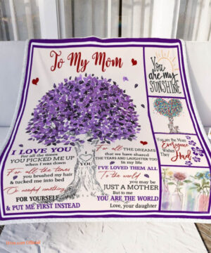 To My Mom You Are Appreciated Sunflower Love From Daughter Quilt Blanket - Super King - Ettee