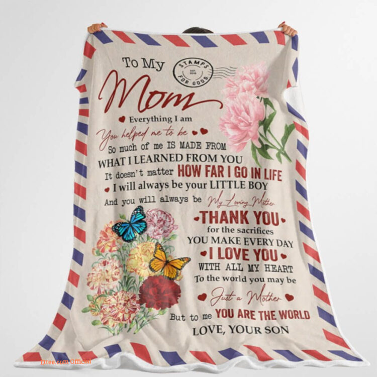 I Need To Say I Lover You Mom I Do Quilt Blanket. Foldable And Compact - Super King - Ettee