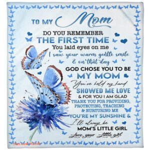 To My Mom Do You Remember The First Time Quilt Blanket - Super King - Ettee
