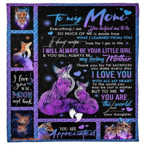 To My Mom Everything I Am You Helped Me To Be So Much Of Me Quilt Blanket - Super King - Ettee
