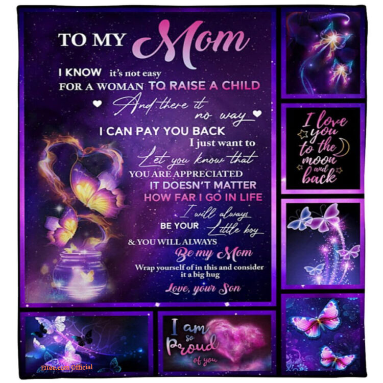 Mom We Love You Dreamcatcher Quilt Blanket Gift For Mom - Super King - Ettee