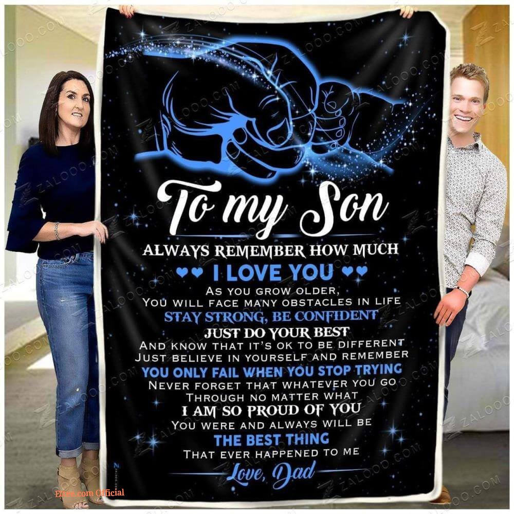 gift for son blanket to my dear son in law eagle blanket - Ettee - blanket