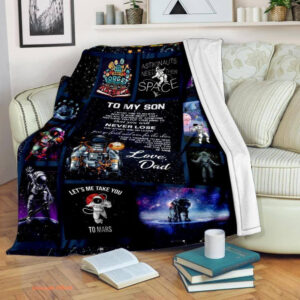 gift for son blanket to my son gift for son from dad - Super King - Ettee