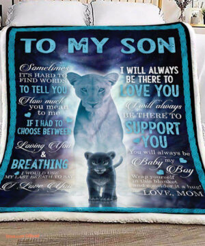 gift for son blanket to my son i will always be there to love you - Super King - Ettee