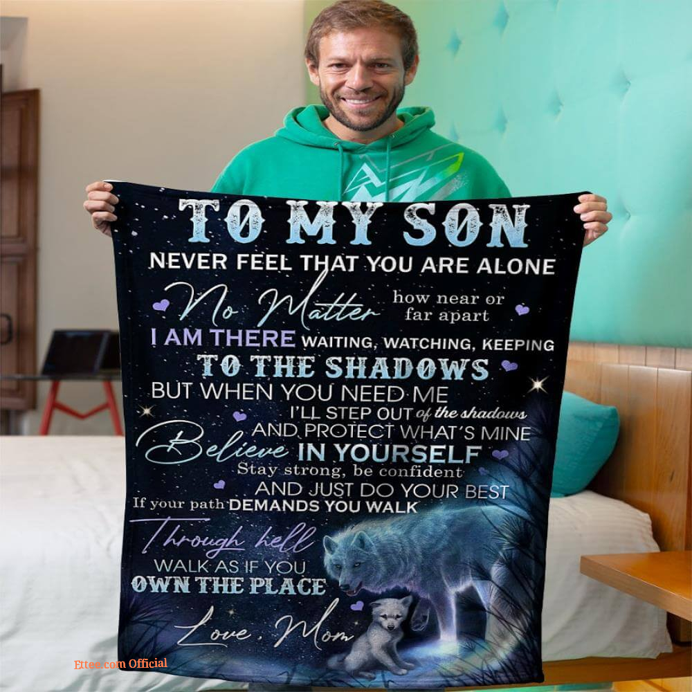 gift for son blanket to my son love mom - Ettee - blanket