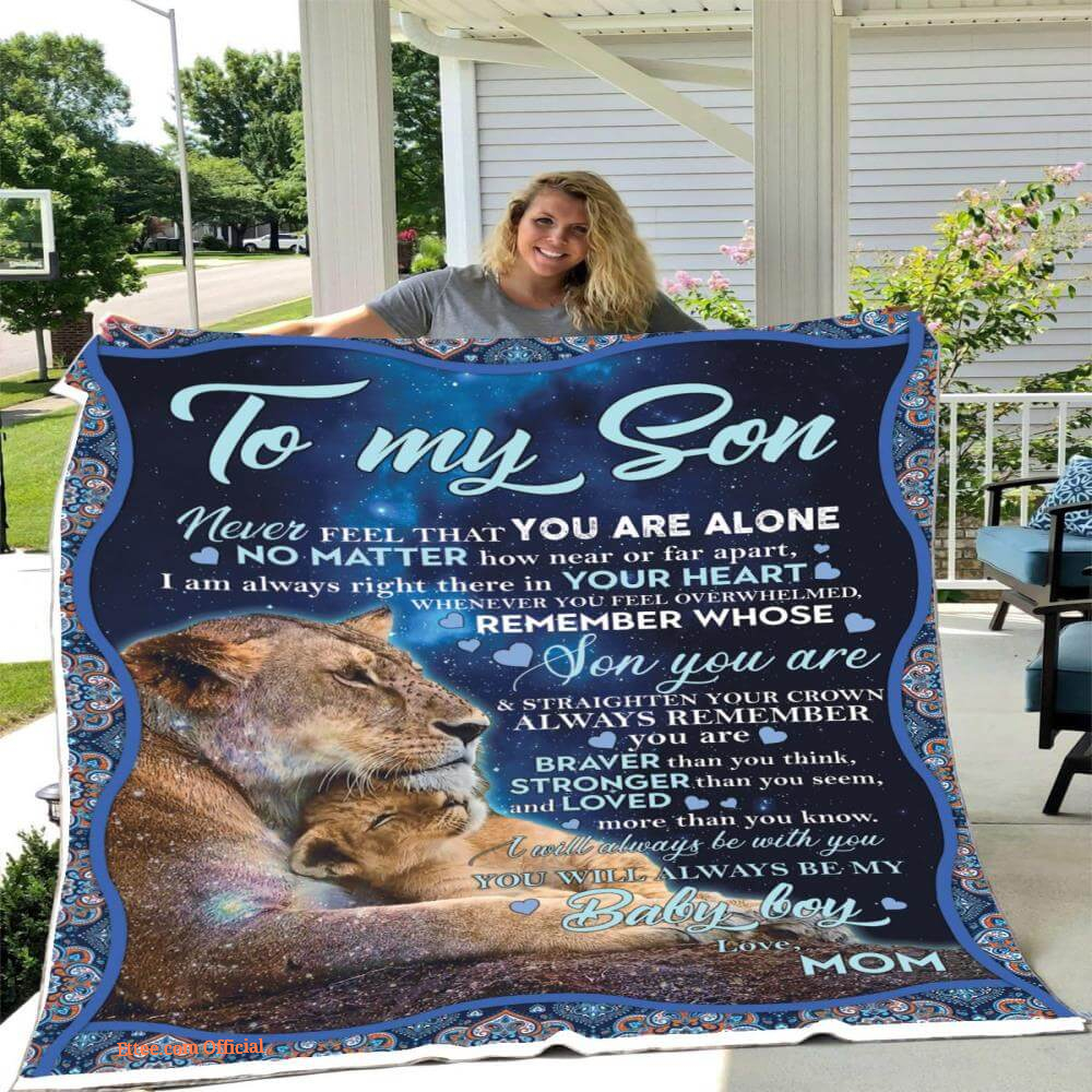 gift blanket to my son wrestling i will always be there to support you - Ettee - always be there