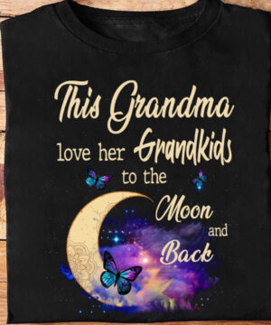 This Grandma Love Her Grandkids to The Moon and Back - Ettee - grandkids