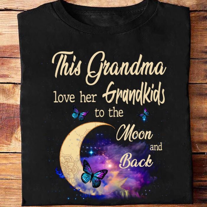 This Grandma Love Her Grandkids to The Moon and Back - Ettee - grandkids
