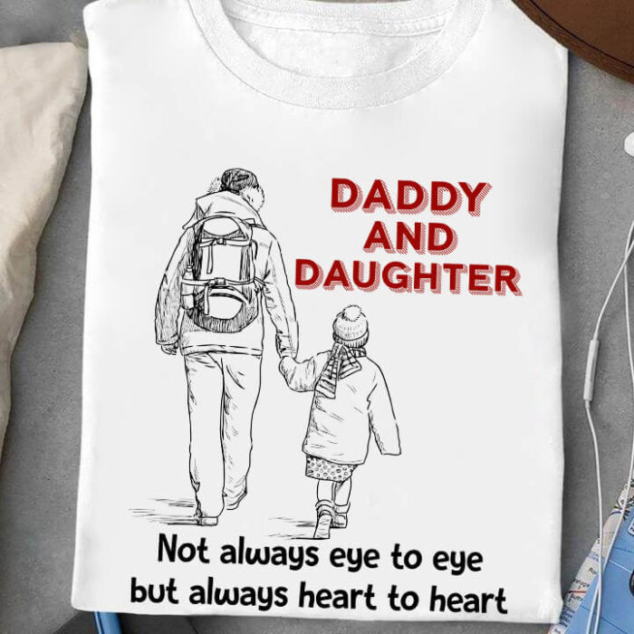 Daddy and Daughter not always eye to eye but always heart to heart - Ettee - daddy