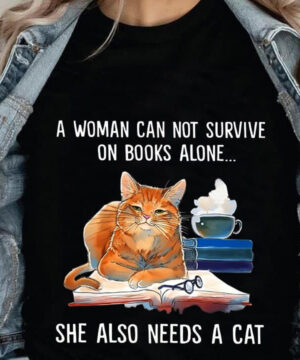 A Woman Cannot Survive On Books Alone - Ettee - Alone