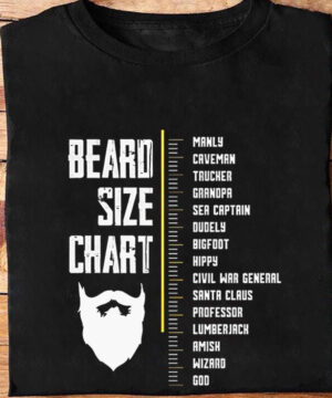 Beard Size Chart - Ettee - beard growth tracker