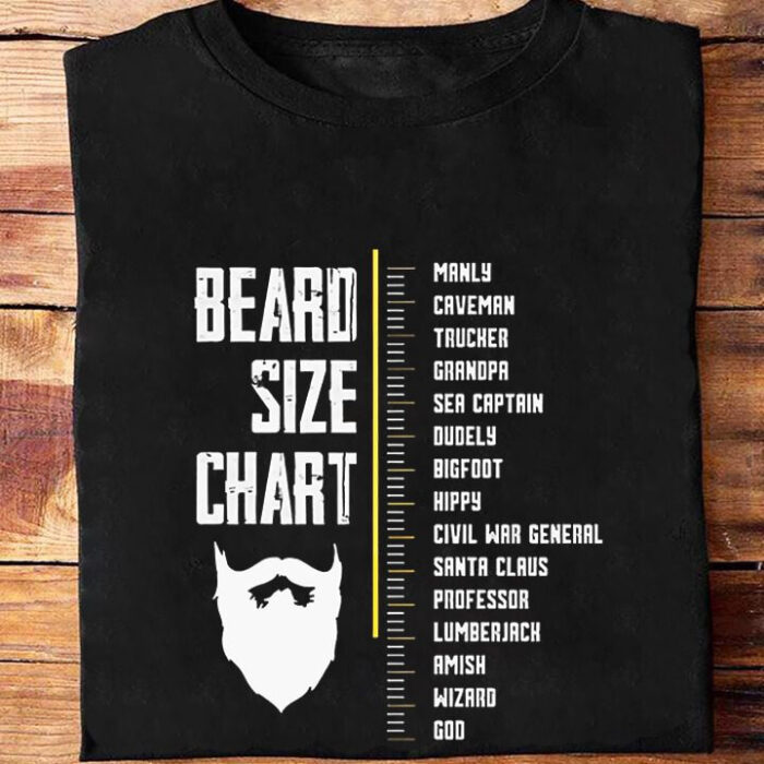 Beard Size Chart - Ettee - beard growth tracker
