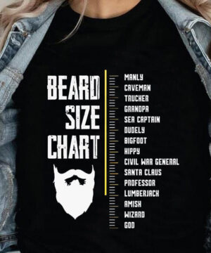 Beard Size Chart - Ettee - beard growth tracker