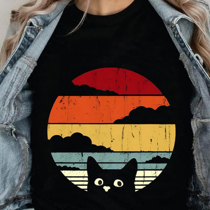 Cat Shirt - Ettee - animal print shirt