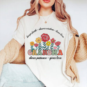 Keep Faith Wisdom Lives Love Grandma - Ettee - grandma