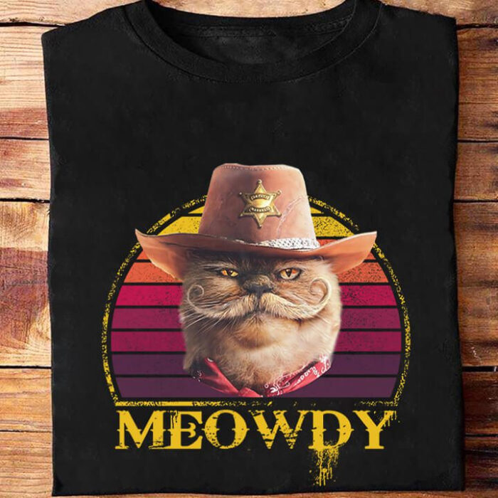 Meowdy Funny Country Music Cat Cowboy - Ettee - Cat Cowboy