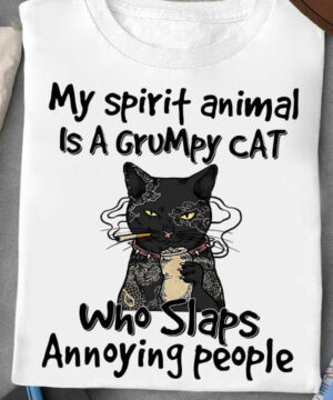 My Spirit Animal Is A Grumpy Cat - Ettee - Animal lover