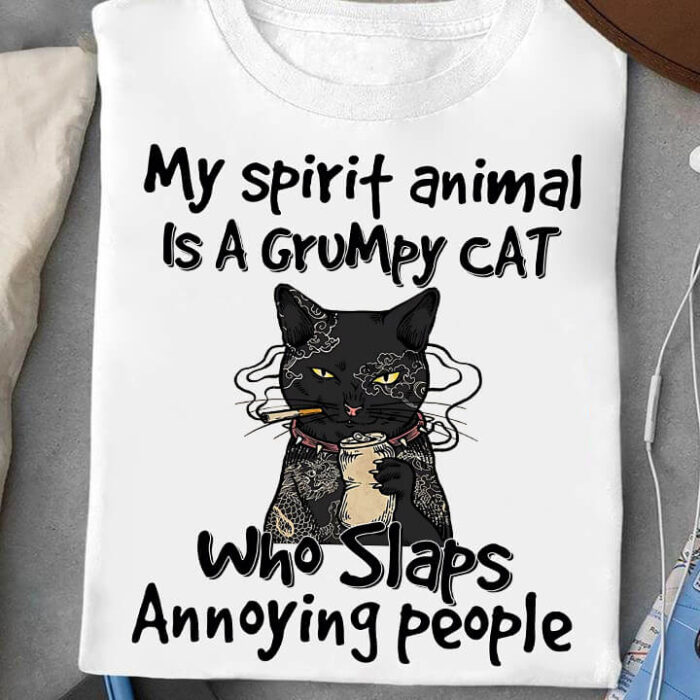 My Spirit Animal Is A Grumpy Cat - Ettee - Animal lover
