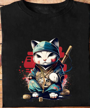 Samurai Cat - Ettee - cat figurine