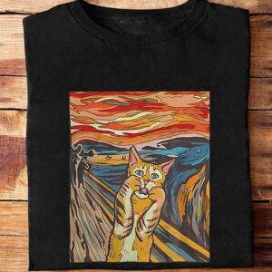 Starry Night Cat Van Gogh Cat Cat Lover Cat Mom Dad - Ettee - cat lover