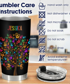 Personalized 20oz Tumblers for Teacher, Back To School Gifts for Women, In My Classroom We Are Slogan - ettee.com - Ettee - 2022 door cover