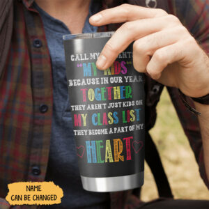 Personalized 20oz Tumblers for Math Teacher, Back To School Gifts for Women, Teach Love Inspire Slogan - ettee.com - Ettee - Inspire Slogan