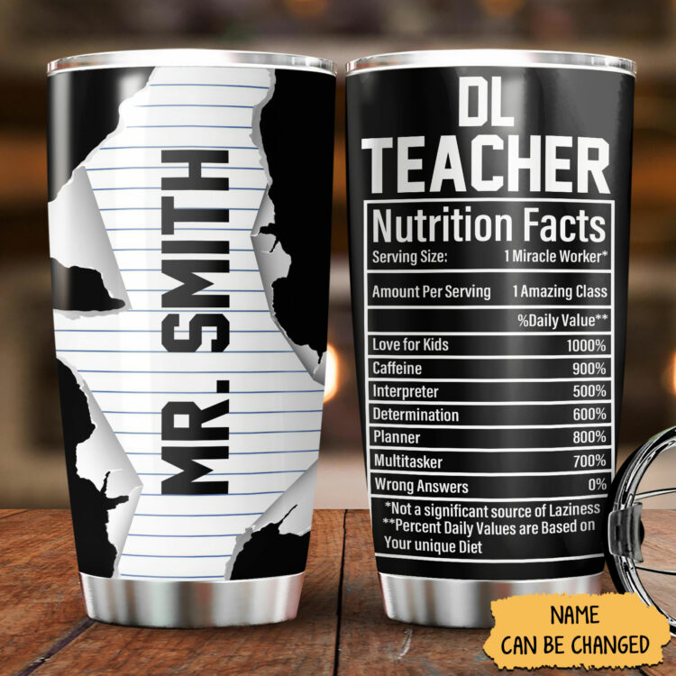 Personalized 20oz tumblers for dl teacher, back to school 2023 gifts - ettee.com - Ettee - dl teacher