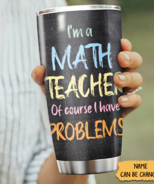 Personalized 20oz tumblers for math teacher, back to school 2023 gifts - ettee.com - Ettee - 20oz Tumblers