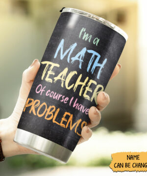 Personalized 20oz tumblers for math teacher, back to school 2023 gifts - ettee.com - Ettee - 20oz Tumblers